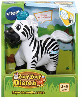 Zoef Zoef Dieren Zayn de Snelle zebra