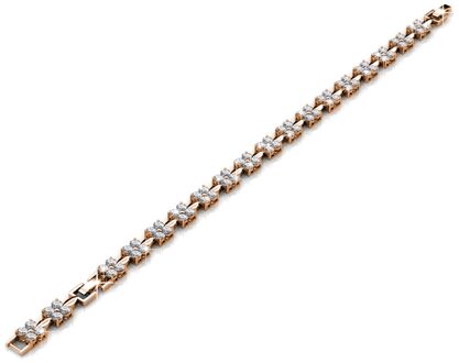 Zoete armbanden - Goud en kristal - One Size