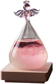 Zoete Ornament Weer Items Fles Kleurrijke Desktop Transparant Kristal Glas 150Ml Voor Thuis Kamer Decoratie