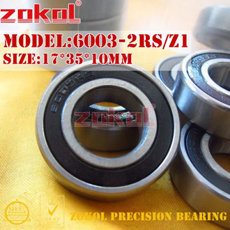 ZOKOL 6003 RS Z1 bearing 6003 RZ Z3V3 6003 ZZ S6003Z Deep Groove ball bearing 17*35*10mm