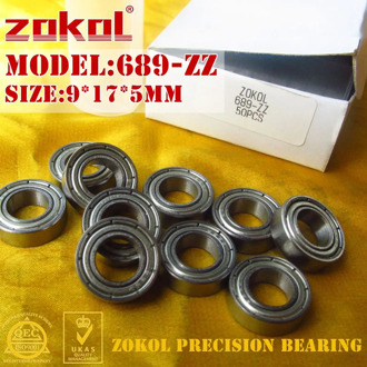 ZOKOL bearing 689 ZZ 2RS Z1 689RS P5Z4 Miniature Deep Groove ball bearing 9*17*5mm