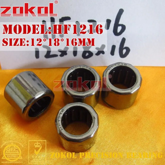 ZOKOL HF1216 HF1416 HF1616 EWC1216 One way needle roller bearing 12*18*16mm 14*20*16mm 16*22*16mm