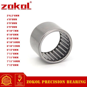 ZOKOL HK0306 HK0408 HK0508 HK0509 HK0607 HK0608 HK0609 HK0610 HK0612 HK0708 HK0709 Drwan Cup Caged Needle Roller Bearing