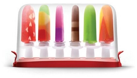Zoku Quick pop ijs bewaarbox - Zoku Rood