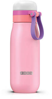 Zoku Thermofles Hydration Junior 500 Ml Rvs Roze