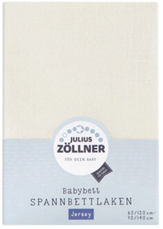 Zollner JULIUS ZÖLLNER Hoeslaken Jersey ecru Beige - 60/70x120/140 cm