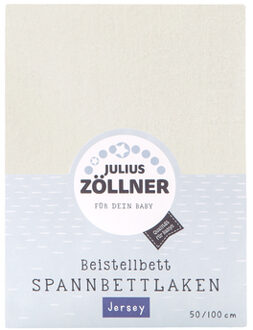 Zollner JULIUS ZÖLLNER Hoeslaken voor bijzetbedden ecru 50 x100 cm Beige - 50x100 cm