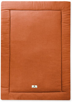 Zollner JULIUS ZÖLLNER kruipdeken 95 x 135 cm mousseline bruin Rood - 95x135 cm