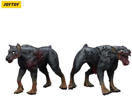 Zombie Dark Source Action Figures 2-Pack Police Dogs 8 cm