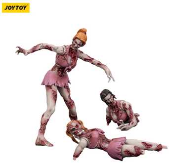 Zombie Dark Source Action Figures 3-Pack Cheer Leaders 8 cm