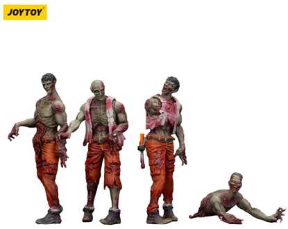 Zombie Dark Source Action Figures 4-Pack Mechanic Team 8 cm