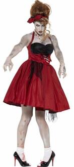 Zombie jaren 50 kostuum voor vrouwen - Verkleedkleding
