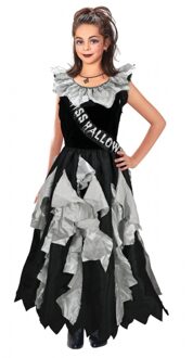 Zombie prom queen halloween kostuum - jurk - voor meisjes - zwart/grijs
