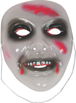 Zombie vrouw masker - Halloween / Horror verkleed accessoires