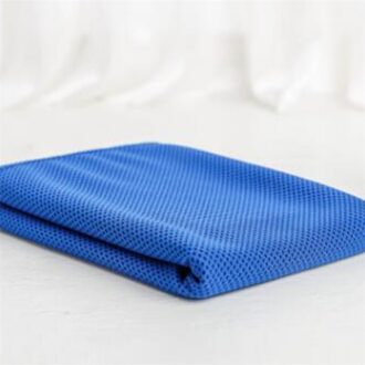 Zomer 100X30Cm Polyester Ijs Handdoek Outdoor Beweging De Koude Sensation Fitness Koude Handdoek Fysieke Koeling donker blauw