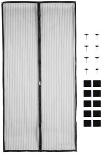 Zomer Anti Mosquito Flexibele Versterkte Fly Insect Mosquito Hordeur Netto Gordijn Midden Open Raam Polyester Garen Mesh