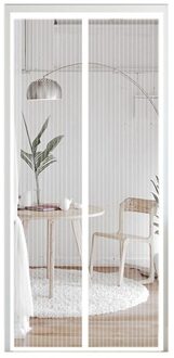 Zomer Anti Mosquito Insect Fly Bug Gordijnen Magnetische Netto Mesh Automatische Sluiting Deur Screen Keuken Gordijn 100*210cm WT