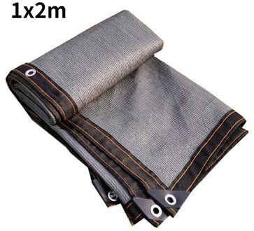 Zomer Anti-Uv Zonnezeil Camping Zonnescherm Netto Outdoor Zon Onderdak Tuin Patio Zwembad Luifel Balkon Privacy Hek Schaduw Voor auto outdoor net 1x2m