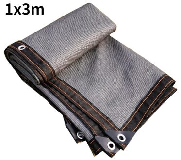 Zomer Anti-Uv Zonnezeil Camping Zonnescherm Netto Outdoor Zon Onderdak Tuin Patio Zwembad Luifel Balkon Privacy Hek Schaduw Voor auto outdoor net 1x3m