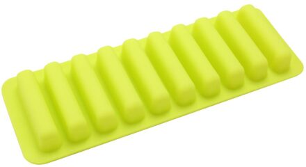 Zomer Artefact Siliconen Ice Cube Tray Mold Past Voor Water Fles Ijs Pudding Maker Mold Bar Keuken Tool groen