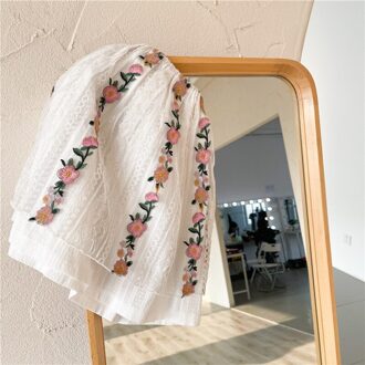 Zomer Baby Meisjes Prinses Rokken Borduren Bloemen Koreaanse Stijl Peuters Kids Katoen Rokken 24M