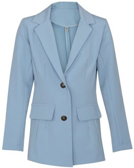 Zomer blazer meisjes - licht blauw - Coco - Maat 146/152