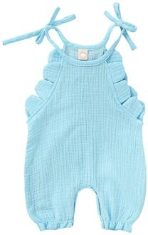 Zomer Casual Baby Meisjes Bretels Mouw Afdrukken Rompertjes L / L 90
