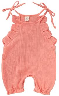 Zomer Casual Baby Meisjes Bretels Mouw Afdrukken Rompertjes O / L 90