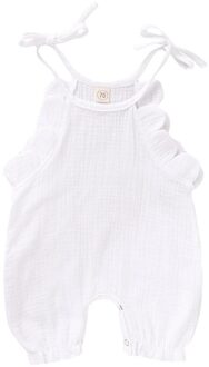 Zomer Casual Baby Meisjes Bretels Mouw Afdrukken Rompertjes W / L 90