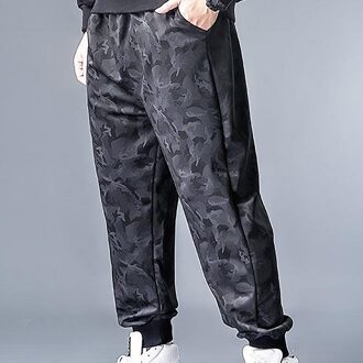 Zomer Casual Broek Mannen Mode Plus Size Losse Afdrukken Sport Lange Joggingbroek Broek Meerdere Zakken Camouflage Broek 4XL