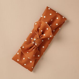 Zomer Dot Gedrukt Baby Hoofdband Zachte Bows Meisjes Elastische Haarband Hoofdbanden Voor Meisjes Kids Baby Haar Accessoires stijl 07