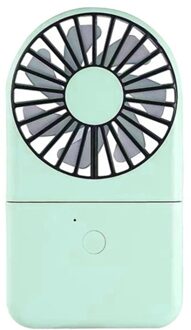 Zomer Draagbare Ventilator Opknoping Hals Fan, Mini Opknoping Neck Ventilator Met Power Bank, Draagbare Usb Oplaadbare Fan groen