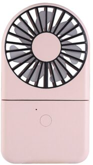 Zomer Draagbare Ventilator Opknoping Hals Fan, Mini Opknoping Neck Ventilator Met Power Bank, Draagbare Usb Oplaadbare Fan roze