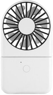 Zomer Draagbare Ventilator Opknoping Hals Fan, Mini Opknoping Neck Ventilator Met Power Bank, Draagbare Usb Oplaadbare Fan wit