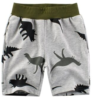 Zomer Dunne Kinderen Dragen Knie Lengte Broek Kinderen Baby Jongens Cartoon Dinosaurussen Katoen 2-8 Jaar Oude Kinderen leisure Strand Broek 3T