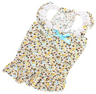 Zomer Hond Rok Huisdier Kleding Jurken Voor Honden Puppy Cat Kleding Meisje Hond Kleding Meisje Jurken Leuke Kat rok geel / S