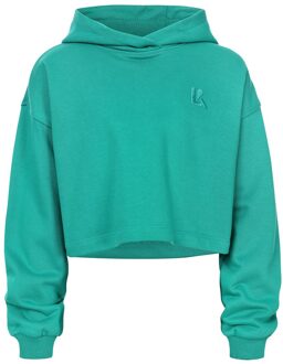 Zomer hoodie meisjes - groen - Maat 164