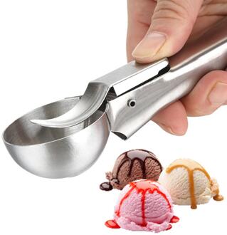 Zomer Ijs Scoops Stacks Roestvrij Staal Ijs Digger Fruit Non-stick Ijs Lepel Keuken Gereedschap Voor thuis Taart