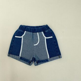 Zomer Jongens Colorblock Shorts Mode Jongens Katoenen Shorts Kids Casual Kleding Meisjes Kinderen Shorts Broek 1-6 jaar 18m