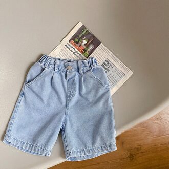 Zomer Jongens Jeans Shorts Kinderen Cowboy Shorts Dunne Half Broek Toevallige Baby Jongens Broek BB105 120cm