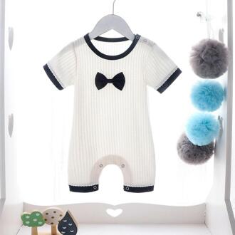 Zomer Katoenen Romper Jumpsuit Kids Kleding Speelpakje Outfit Donkerblauw 90cm