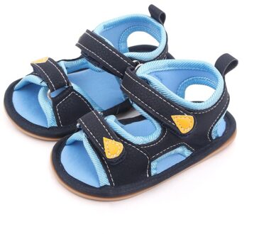 Zomer Kids Sandalen Jongens Kinderen Strand Schoenen Baby Hollow Ademend Peuter Rubberen Zool Anit-Slip Wandelaars Schoenen L / 13-18 months