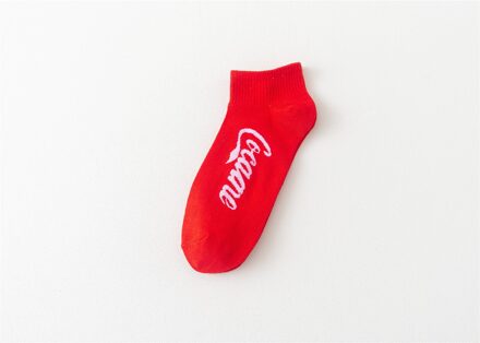 Zomer Lange Mannen Tij Straat Europa En Amerika Hip Hop Wilde Cola Sokken Vrouwelijke Ins Skateboard Sokken Unisex Harajuku calcetines rood