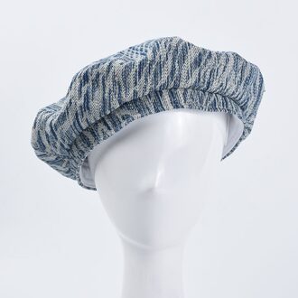 Zomer Lente Katoen Linnen Baret Voor Vrouwen Dames Gestreepte Franse Hoed Ademend Retro Schilder Hoeden Beret