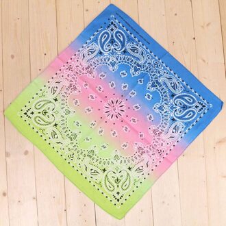 Zomer Lente Vierkante Sjaal Vrouwen Mode Print Kleine Hals Sjaals Office Lady Haarband Hoofddoek Vrouwelijke Bandana Hoofdband 55*55Cm 2