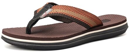 Zomer Mannen Casual Slippers Slip-On Slippers Comfortabel Ademend Strand Water Sandalen Klassieke Outdoor Flats Schoenen bruin / 8.5