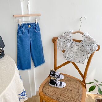 Zomer Meisjes Mode Prinses Denim Broek Kinderen Koreaanse Broek 5