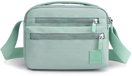 Zomer Mode Messenger Bag Vrouwen Schoudertas Dames Nylon Doek Handtas Kleine Mode Vrouwen Crossbody Tas Voor Meisjes groen