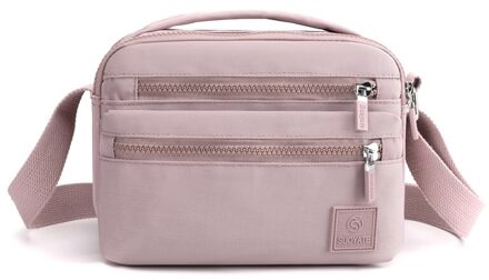 Zomer Mode Messenger Bag Vrouwen Schoudertas Dames Nylon Doek Handtas Kleine Mode Vrouwen Crossbody Tas Voor Meisjes Paars