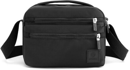 Zomer Mode Messenger Bag Vrouwen Schoudertas Dames Nylon Doek Handtas Kleine Mode Vrouwen Crossbody Tas Voor Meisjes zwart